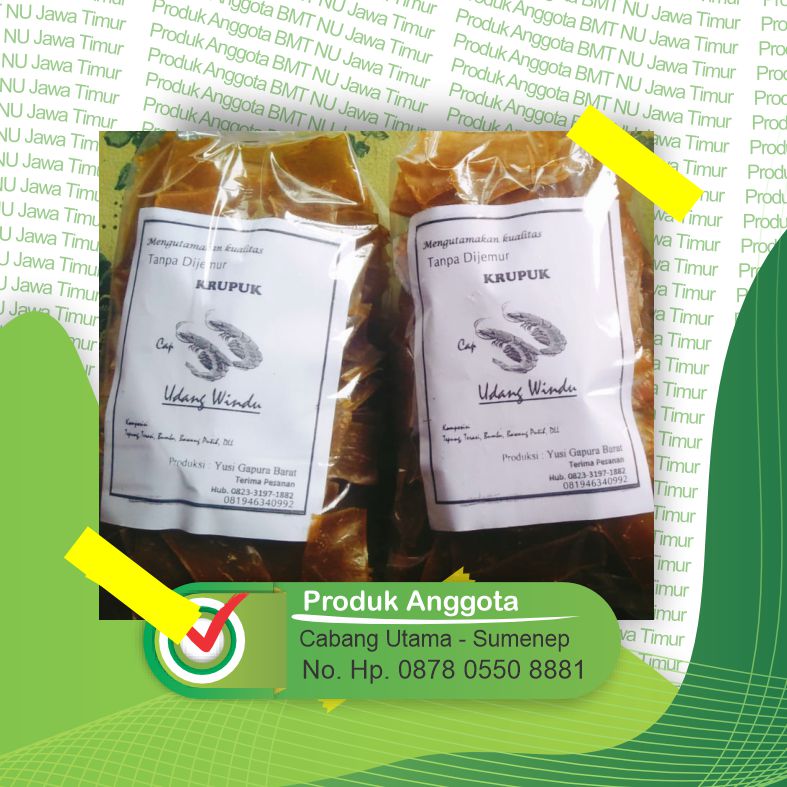 Krupuk Poli Cap Udang windu