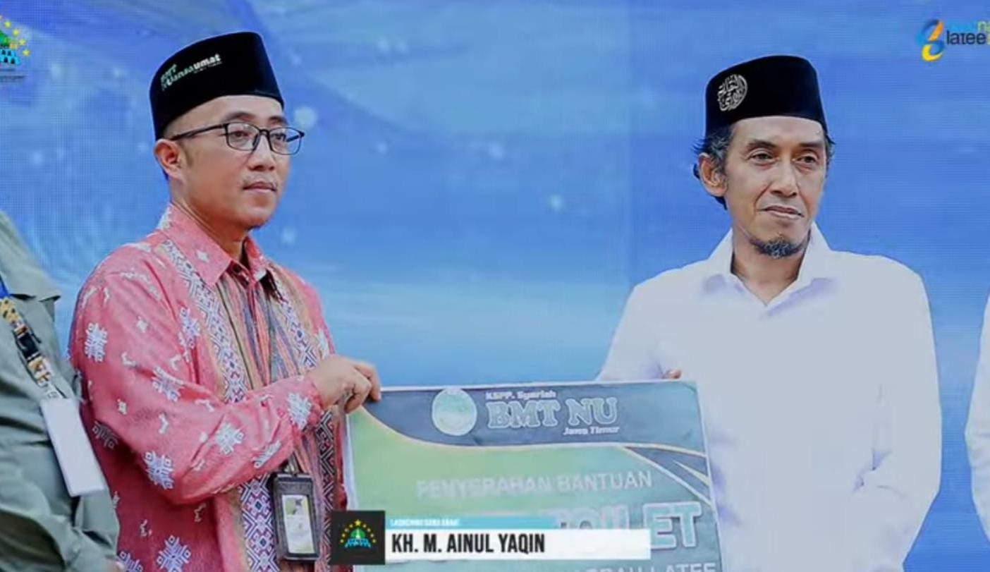 BMT NU Jatim Salurkan Dua Unit Toilet untuk Ponpes Annuqayah Latee